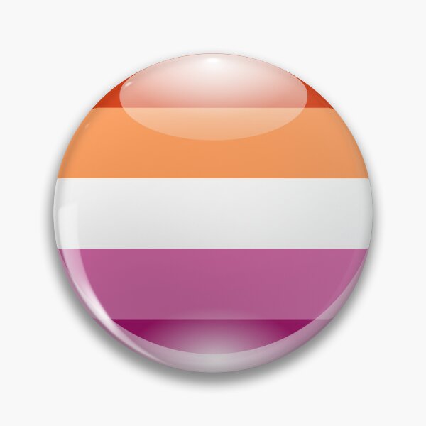 Item preview, Circular Lesbian Pride Flag designed and sold by frutigerdesigns.