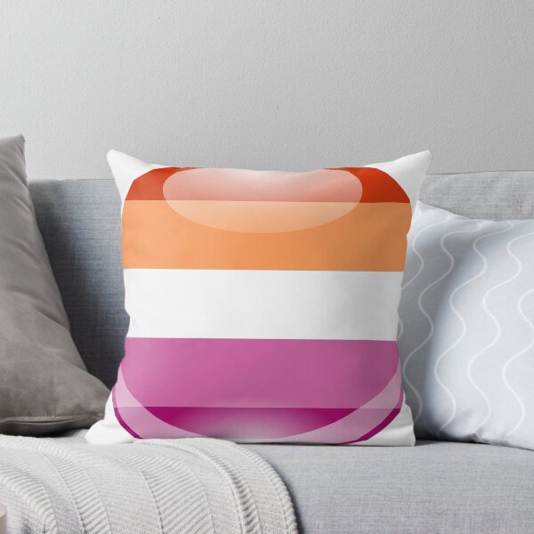 Item preview, Circular Lesbian Pride Flag designed and sold by frutigerdesigns.