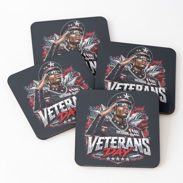 Item preview, Patriotic American Veteran Officer Salute Veterans Day designed and sold by CloudyCatArt.