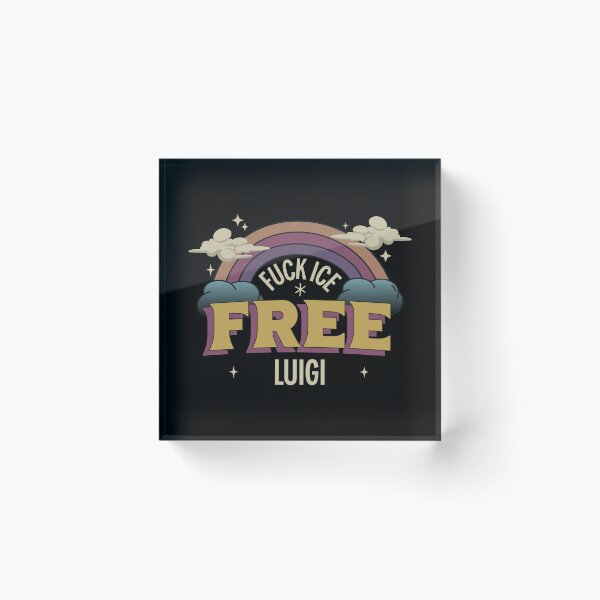 Item preview, FUCK ice and FREE Luigi! designed and sold by ToshNichole.