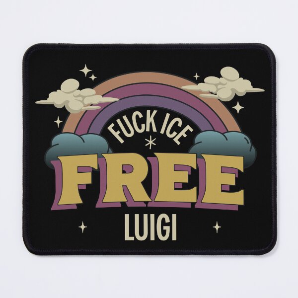 Item preview, FUCK ice and FREE Luigi! designed and sold by ToshNichole.