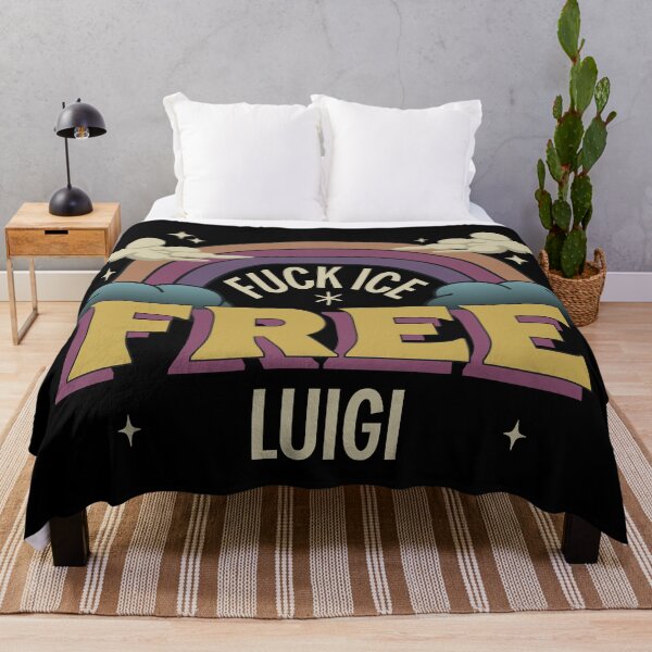 Item preview, FUCK ice and FREE Luigi! designed and sold by ToshNichole.
