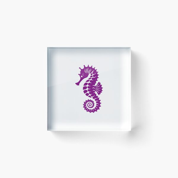 Item preview, Purple Tribal Seahorse Silhouette Design designed and sold by pattern-archive.