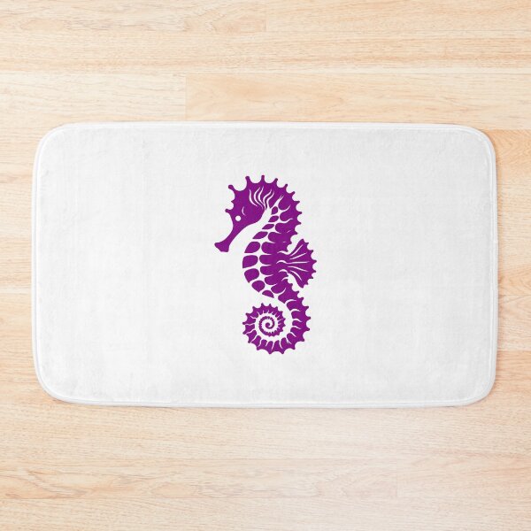 Item preview, Purple Tribal Seahorse Silhouette Design designed and sold by pattern-archive.
