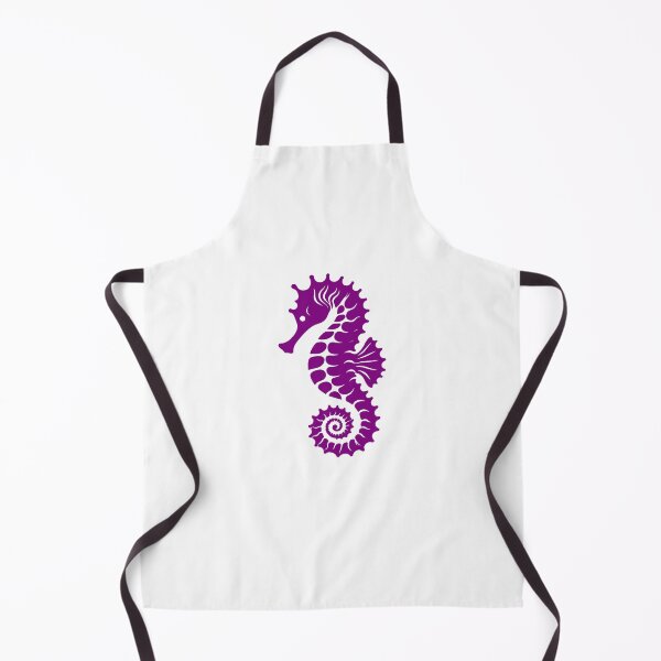Item preview, Purple Tribal Seahorse Silhouette Design designed and sold by pattern-archive.