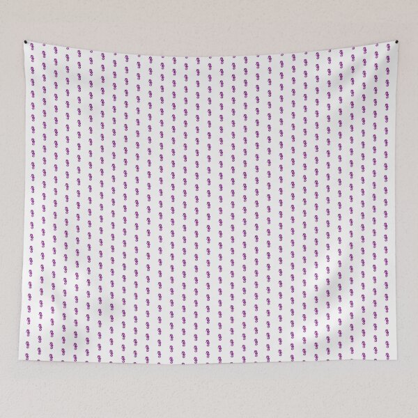Item preview, Purple Tribal Seahorse Silhouette Design designed and sold by pattern-archive.