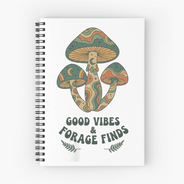 Item preview, Good Vibes And Forage Finds Retro Groovy Mushroom Foraging Design designed and sold by cannsuh.