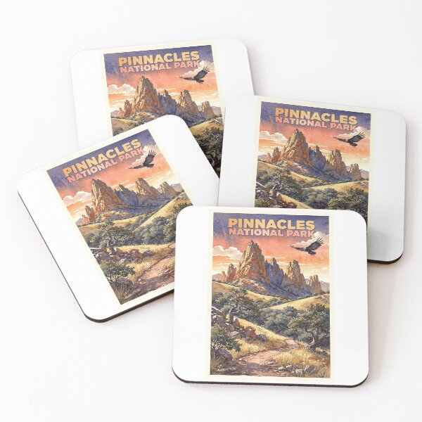 Item preview, Pinnacles National Park California Vintage Watercolor Travel designed and sold by Teelogic.