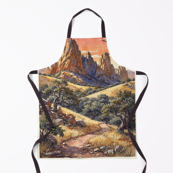 Item preview, Pinnacles National Park California Vintage Watercolor Travel designed and sold by Teelogic.