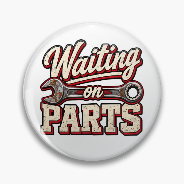 Item preview, Waiting On Parts Funny Auto Mechanic Wrench Retro  designed and sold by Photo-Sphere101.