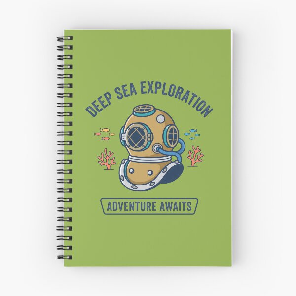 Item preview, Deep Sea Exploration – Vintage Scuba Diving Helmet. designed and sold by MyHappyArtShop.