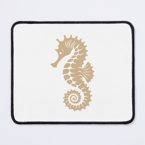 Item preview, Tan Tribal Seahorse Silhouette Design designed and sold by pattern-archive.
