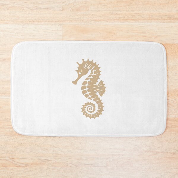 Item preview, Tan Tribal Seahorse Silhouette Design designed and sold by pattern-archive.