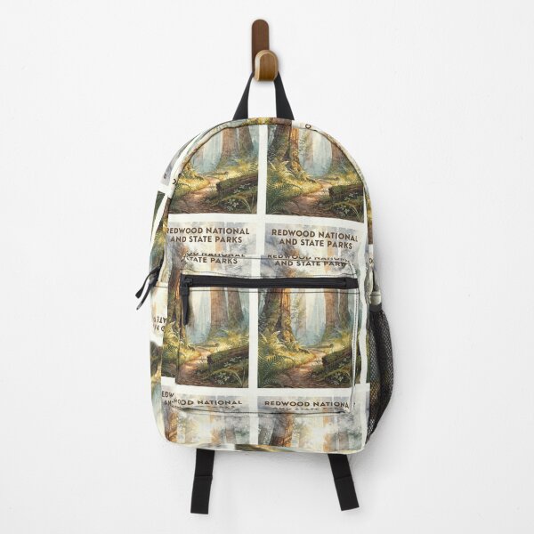 Item preview, Redwood National and State Parks California Vintage Watercolor Travel designed and sold by Teelogic.