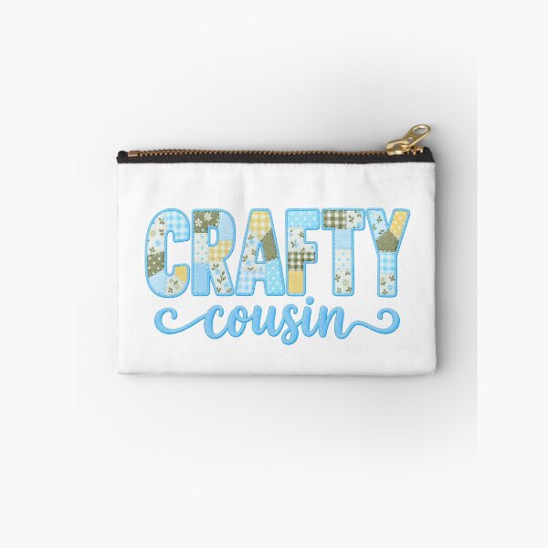 Item preview, Crafty Cousin – Colorful Patchwork Quilting Sewing Craft Design designed and sold by MimsTees.