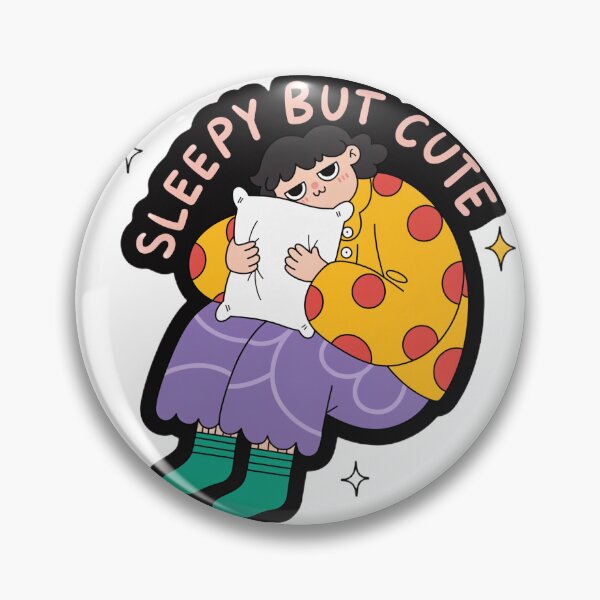 Item preview, Sleepy But Cute Sticker designed and sold by Orillia.