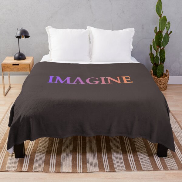 Item preview, IImagine - Imagination Is The Key Colorful Typography designed and sold by PicturePic.