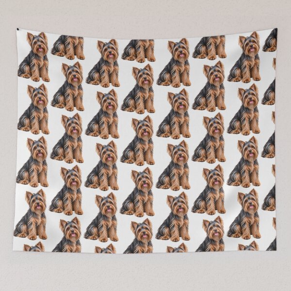 Item preview, Yorkshire terrier dog blue and tan designed and sold by BackgroundND.