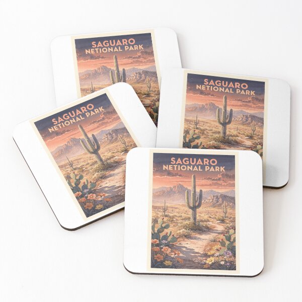 Item preview, Saguaro National Park Arizona Vintage Watercolor Travel designed and sold by Teelogic.