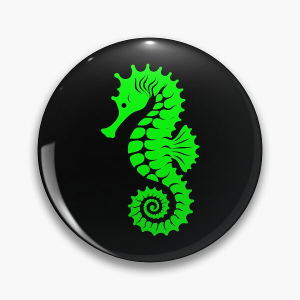 Item preview, Lime Tribal Seahorse Silhouette Design designed and sold by pattern-archive.
