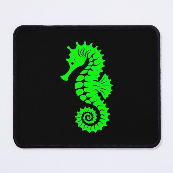 Item preview, Lime Tribal Seahorse Silhouette Design designed and sold by pattern-archive.