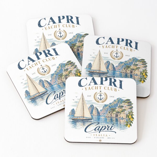 Item preview, Portofino Yacht Club Vintage Sailing Badge designed and sold by Asfyi.