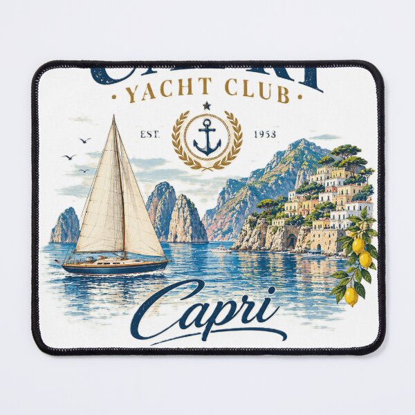 Item preview, Portofino Yacht Club Vintage Sailing Badge designed and sold by Asfyi.