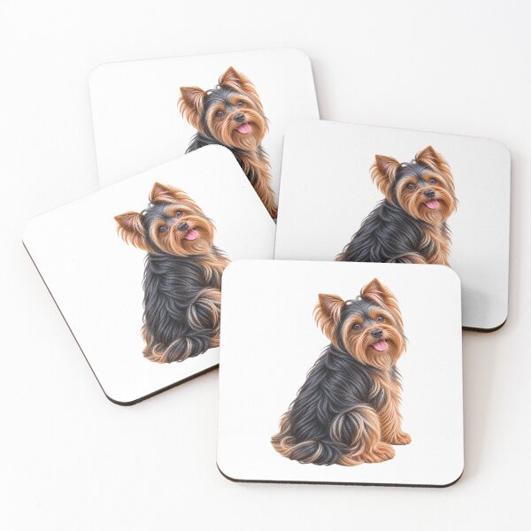 Item preview, Yorkshire terrier dog blue and tan designed and sold by BackgroundND.