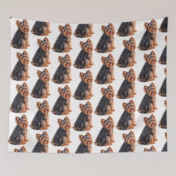 Item preview, Yorkshire terrier dog blue and tan designed and sold by BackgroundND.
