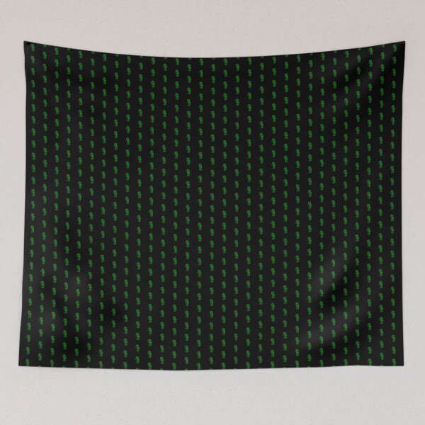 Item preview, Green Tribal Seahorse Silhouette Design designed and sold by pattern-archive.