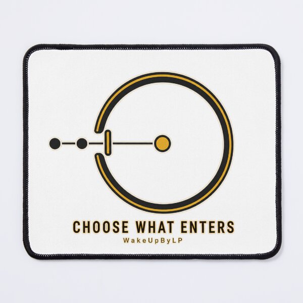 Item preview, Choose What Enters – Protect Your Mind Minimalist Design designed and sold by WakeUpByLP.