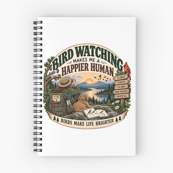 Item preview, Birdwatching Makes Everything Better designed and sold by MysticCanvasAi.