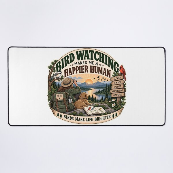 Item preview, Birdwatching Makes Everything Better designed and sold by MysticCanvasAi.