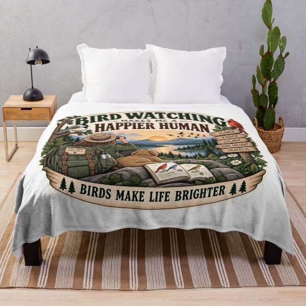 Item preview, Birdwatching Makes Everything Better designed and sold by MysticCanvasAi.