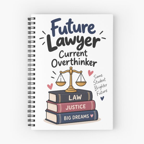 Item preview, Future Lawyer, Current Overthinker – Law Student designed and sold by 1234saad.