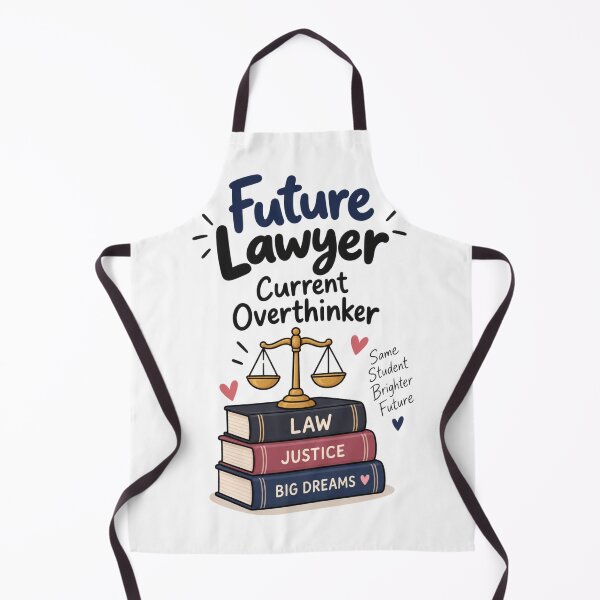 Item preview, Future Lawyer, Current Overthinker – Law Student designed and sold by 1234saad.