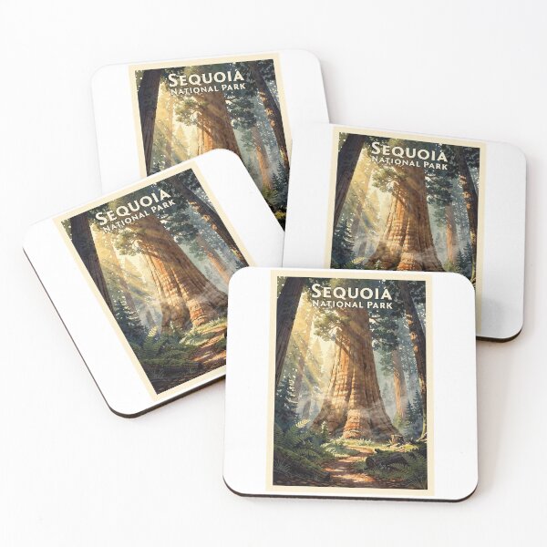 Item preview, Sequoia National Park California Vintage Watercolor Travel designed and sold by Teelogic.