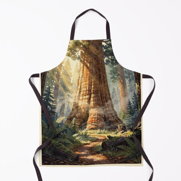Item preview, Sequoia National Park California Vintage Watercolor Travel designed and sold by Teelogic.