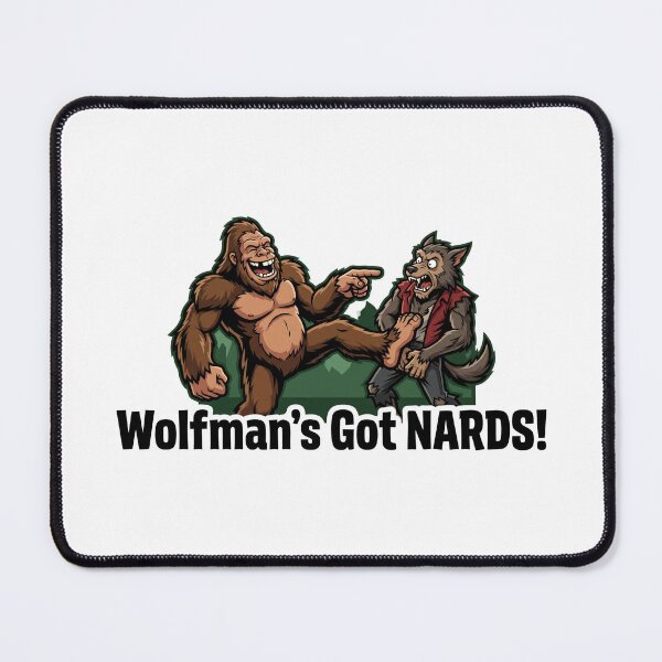 Item preview, Wolfman's Got Nards Bigfoot Kick - Funny Halloween Sasquatch Design designed and sold by Spank My Yeti.