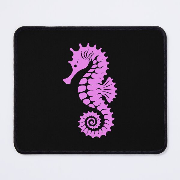 Item preview, Violet Tribal Seahorse Silhouette Design designed and sold by pattern-archive.