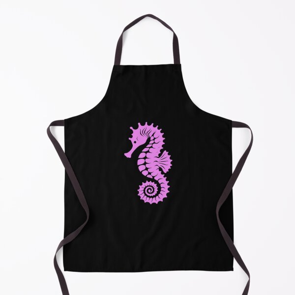 Item preview, Violet Tribal Seahorse Silhouette Design designed and sold by pattern-archive.