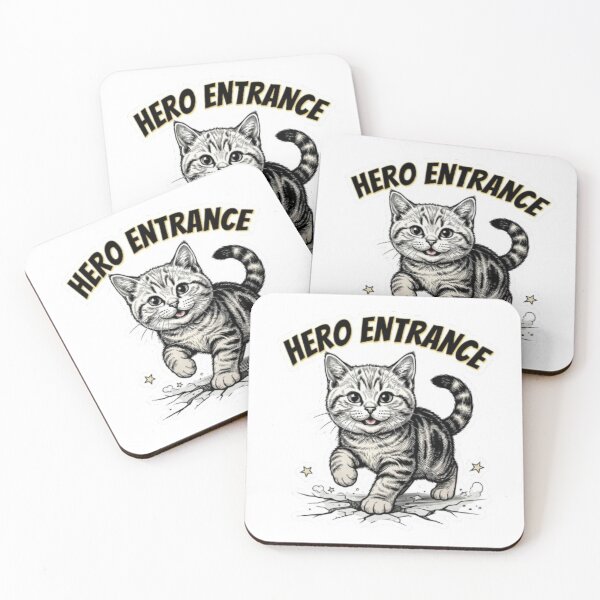 Item preview, Hero Entrance Cat designed and sold by PrintforDesign.