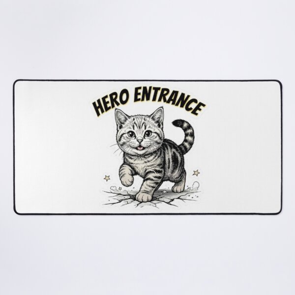 Item preview, Hero Entrance Cat designed and sold by PrintforDesign.