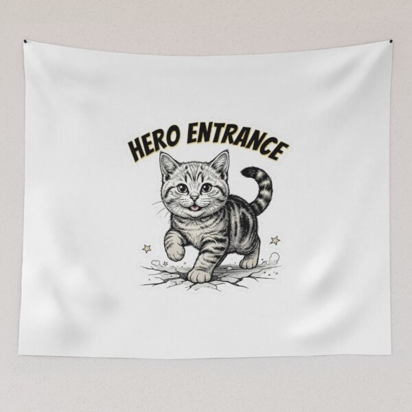 Item preview, Hero Entrance Cat designed and sold by PrintforDesign.