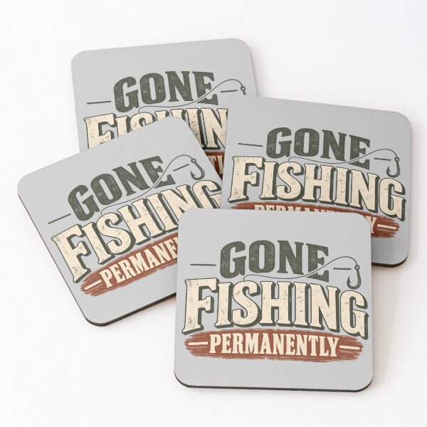 Item preview, Gone Fishing Permanently designed and sold by erkancept.