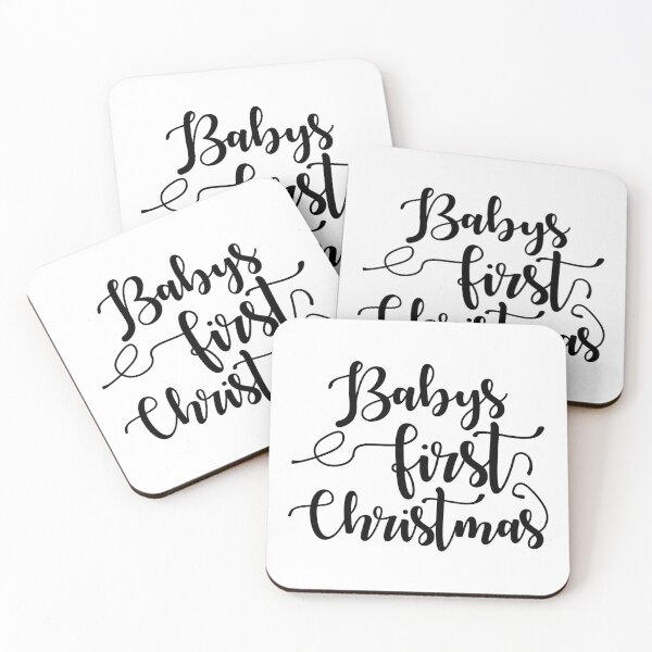 Item preview, Baby’s First Christmas Quote Cute Holiday Christmas Vibes designed and sold by FuzionRaptor.