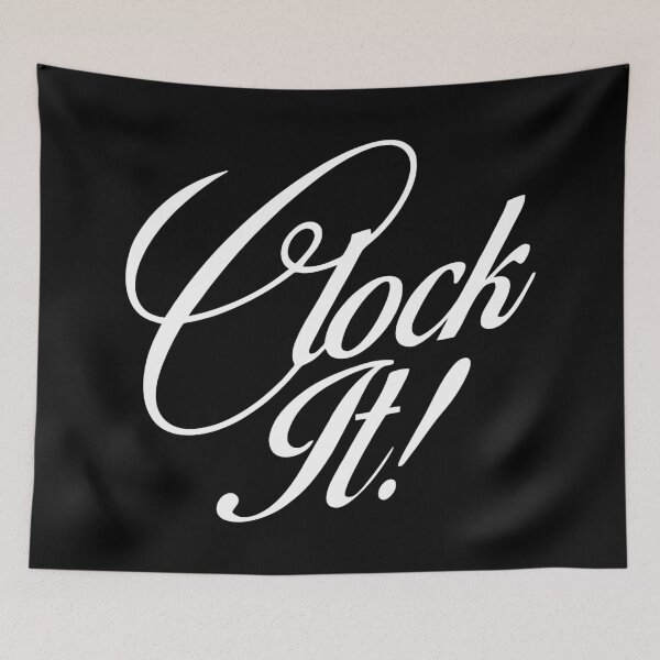 Item preview, Camilla Araujo Merch Clock It designed and sold by Friendlyodditi.