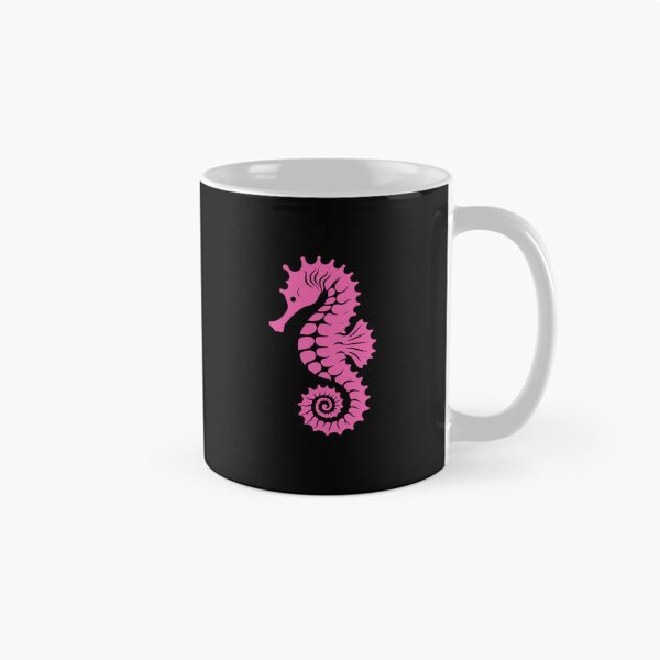 Item preview, Pink Tribal Seahorse Silhouette Design designed and sold by pattern-archive.
