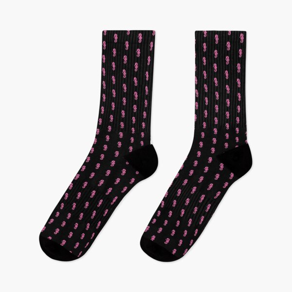 Item preview, Pink Tribal Seahorse Silhouette Design designed and sold by pattern-archive.