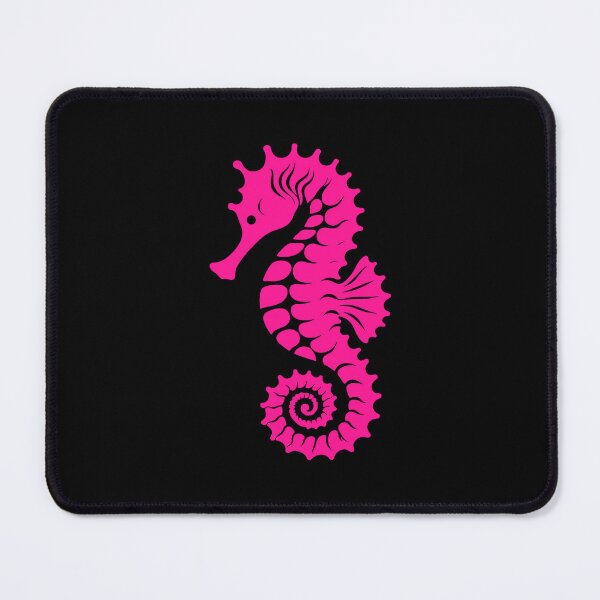 Item preview, Hot Pink Tribal Seahorse Silhouette Design designed and sold by pattern-archive.